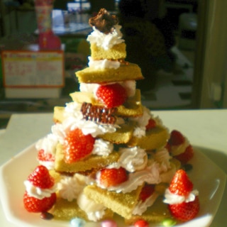 クリスマスケーキ！クリスマスツリー！ケーキ